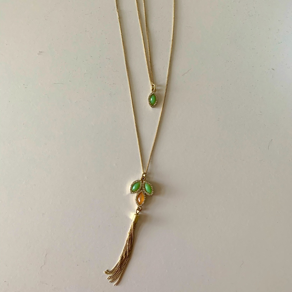 LC Lauren Conrad Multi-Row Necklace and Bracelet
